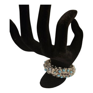 Women's Unbranded Bracelet One Size Silver and Blue